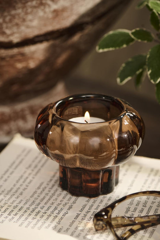 Kerzenhalter f/2,2 cm Kerze und Teelicht Fleur