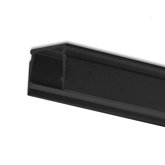 LED Aufbauprofil SURF10 Aluminium / lfm