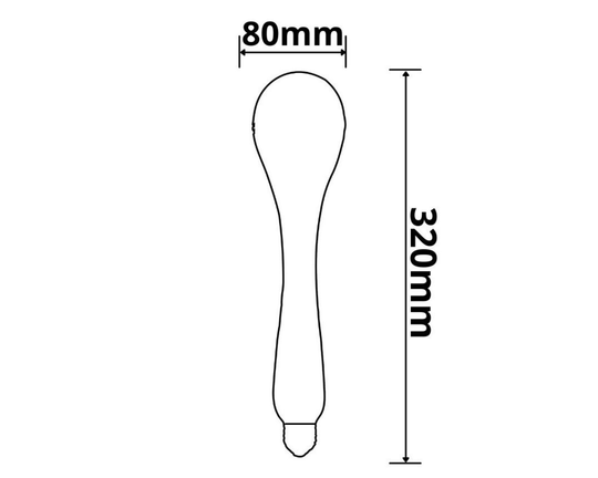 E27 Vintage Line LED Waterdrop, 4W, 2200K