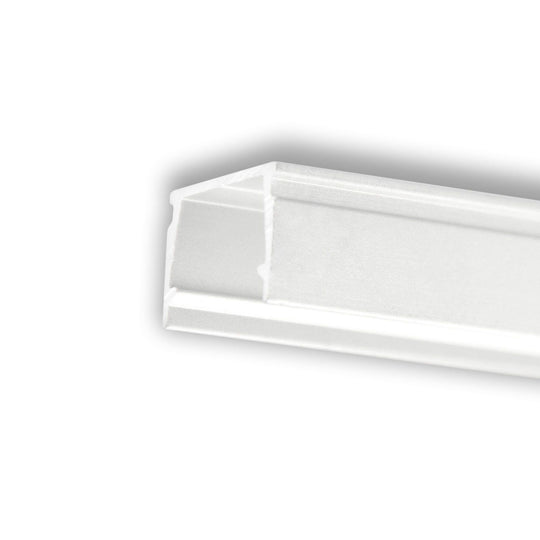 LED Aufbauprofil SURF10 Aluminium / lfm
