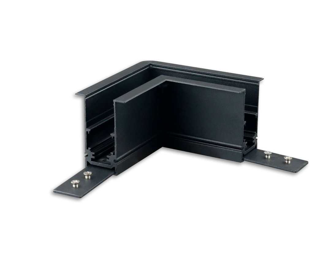 MagTrack48 ECKSCHIENE 90°, schwarz, nicht stromführend