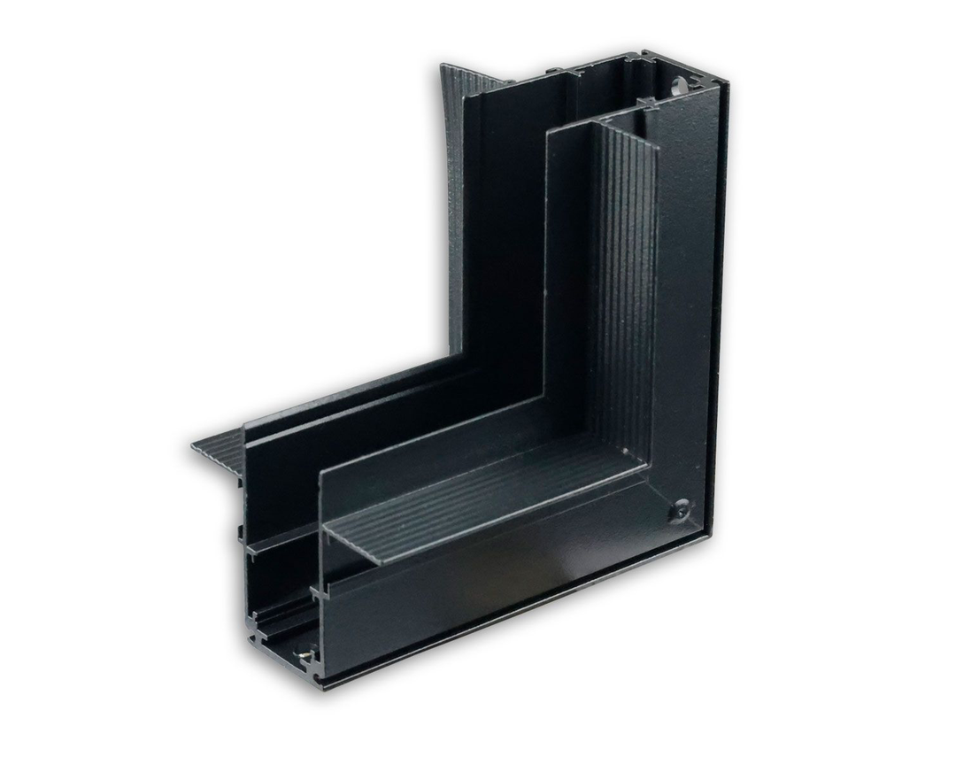 MagTrack48 ECKSCHIENE 90°, schwarz, nicht stromführend