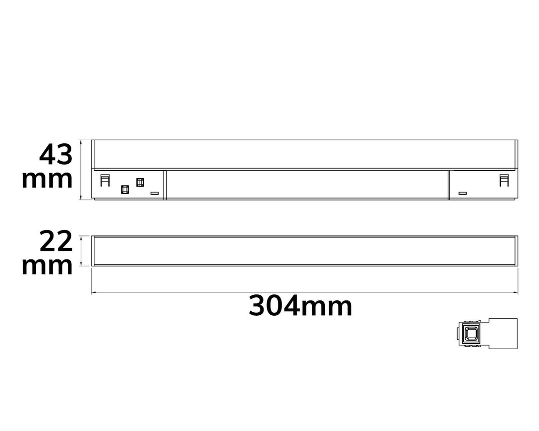 MagTrack48 LINEARLEUCHTE, schwarz