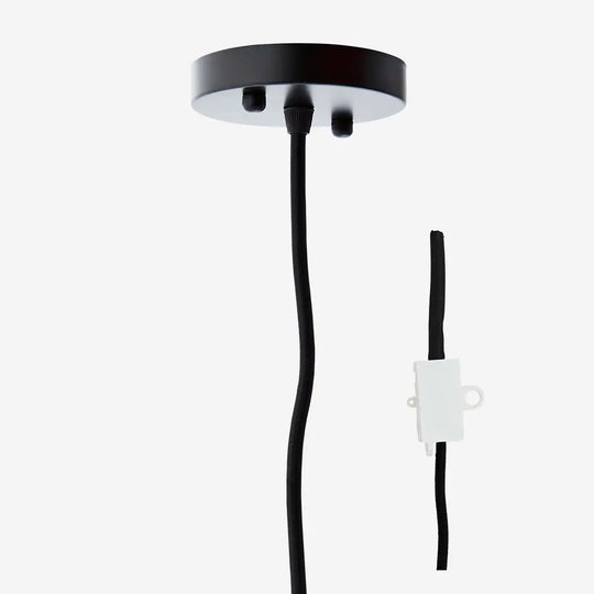 Rattan Leinen Hängeleuchte