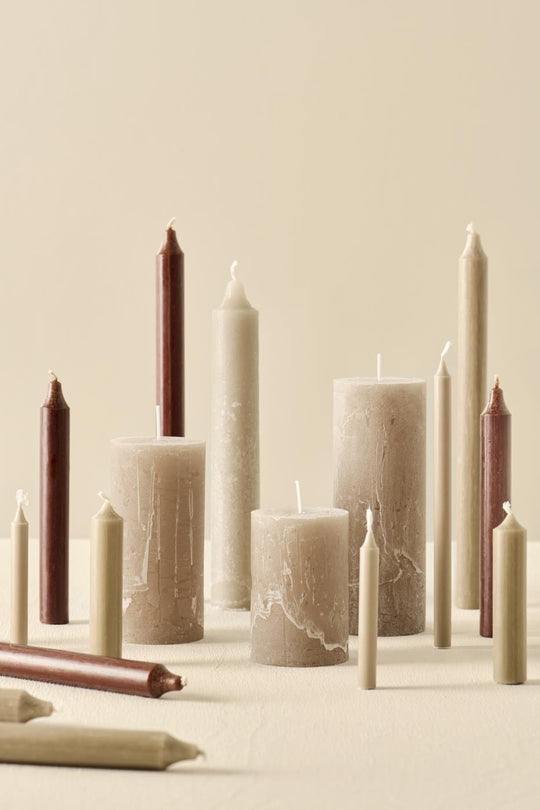 Rustikale Kerze