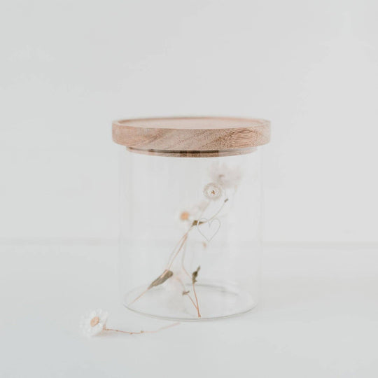 Vorratsglas Herz 13cm (VE = 4 Stk)