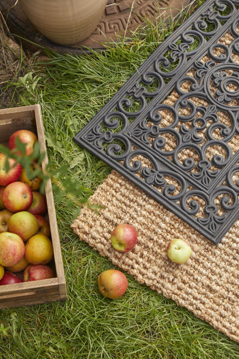 Türmatte Gummi auf Rückseite natur