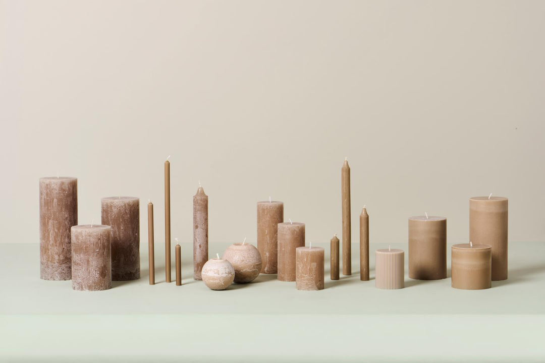 Rustikale Kerze