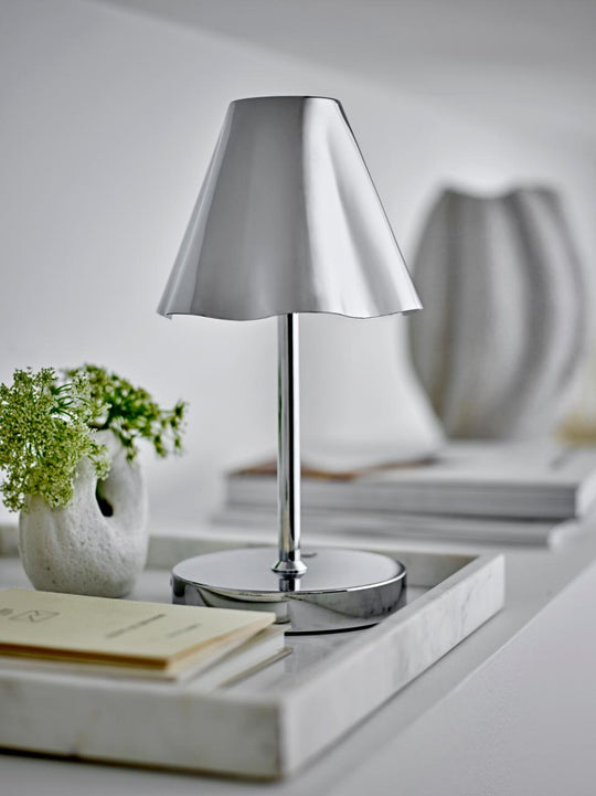 Caia Vase, Weiß, Steingut