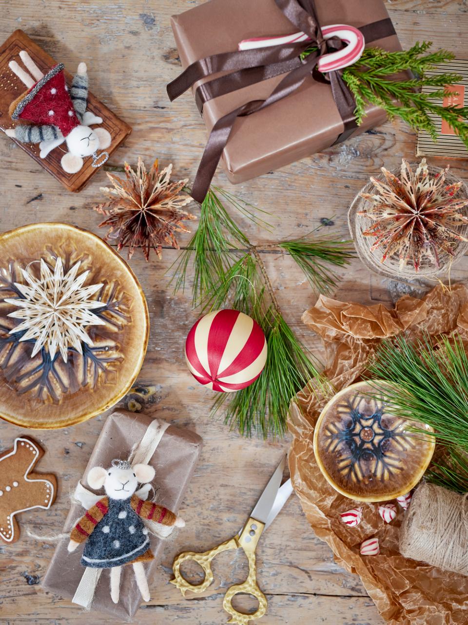 Star Ornament 9, Natur, FSC® Mix, Papier