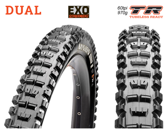 Minion DHR II WT TR faltbar, schwarz (tanwall)