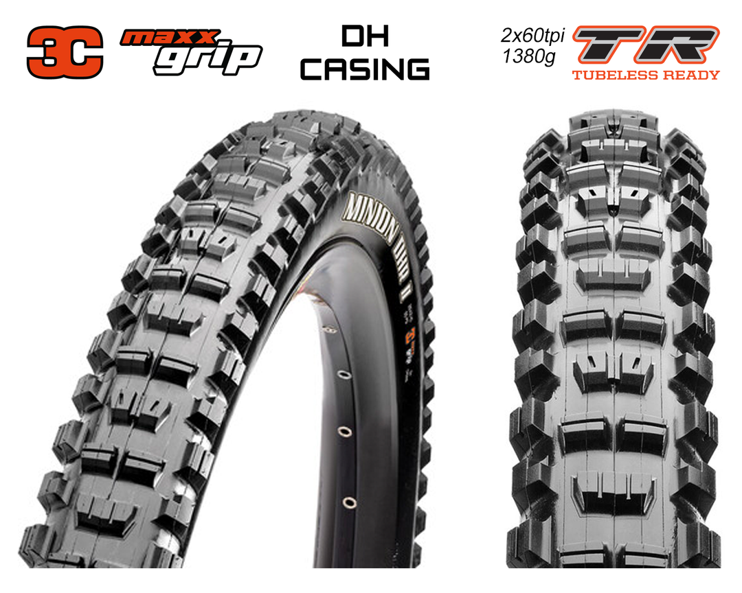 Minion DHR II WT TR faltbar, schwarz (tanwall)