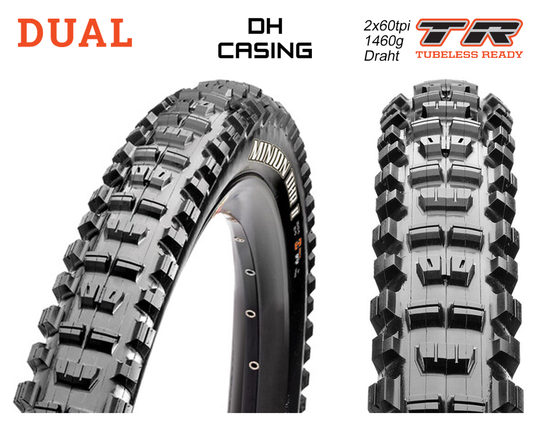 Minion DHR II WT TR faltbar, schwarz (tanwall)