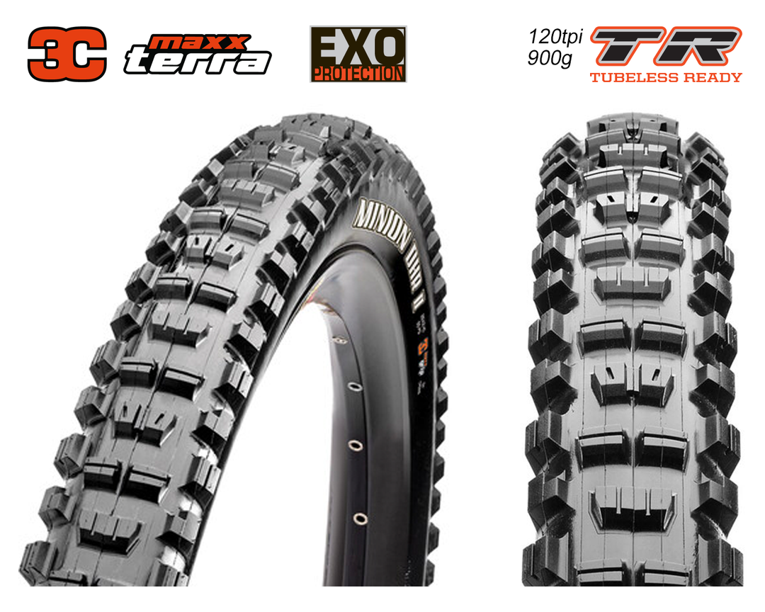 Minion DHR II WT TR faltbar, schwarz (tanwall)