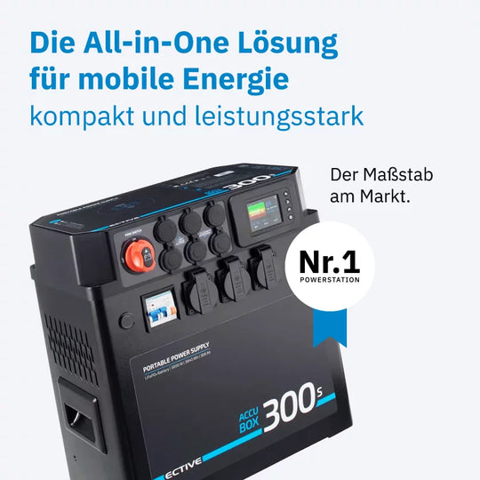 AccuBox 300S LiFePO4 Powerstation 3000W 3840Wh