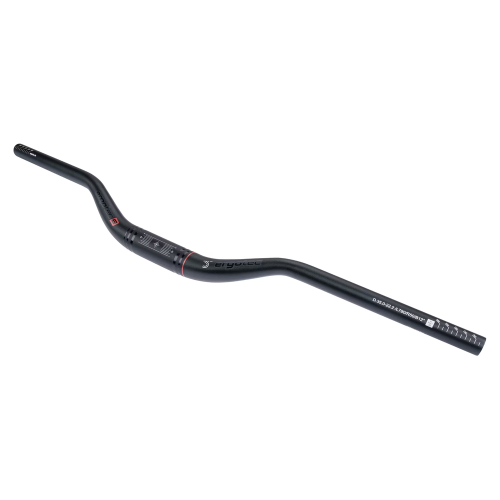 ERGOTEC Lenker RiserBar, 35.0MM, 780X50MM, 12/5°