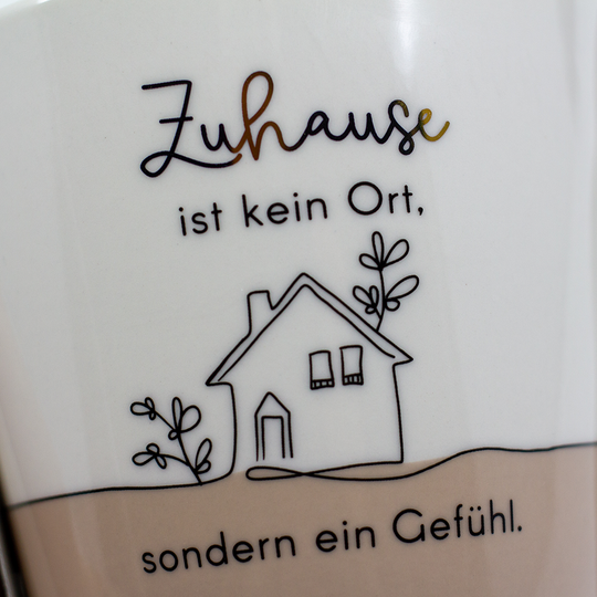 Goldtasse Zuhause