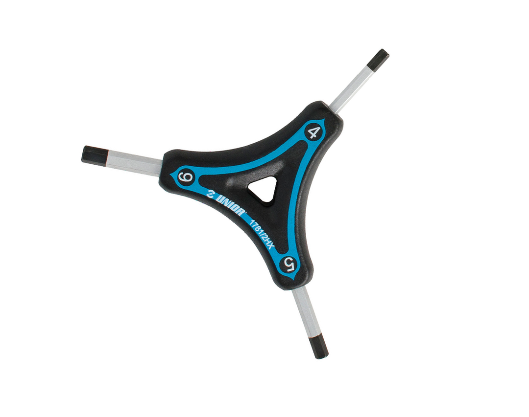 Schlüssel f.Innensechkantschrauben Unior, 2, 2,5 und 3mm, 1781/2HX