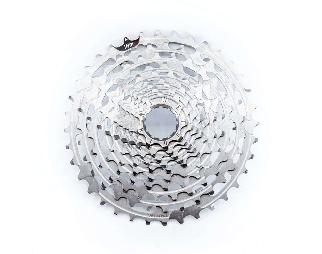 E*THIRTEEN HELIX RACE KASSETTE,9-50 Z., 12-FACH. NICKEL GREY