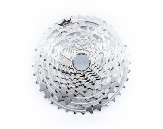 E*THIRTEEN HELIX RACE KASSETTE,9-50 Z., 12-FACH. NICKEL GREY